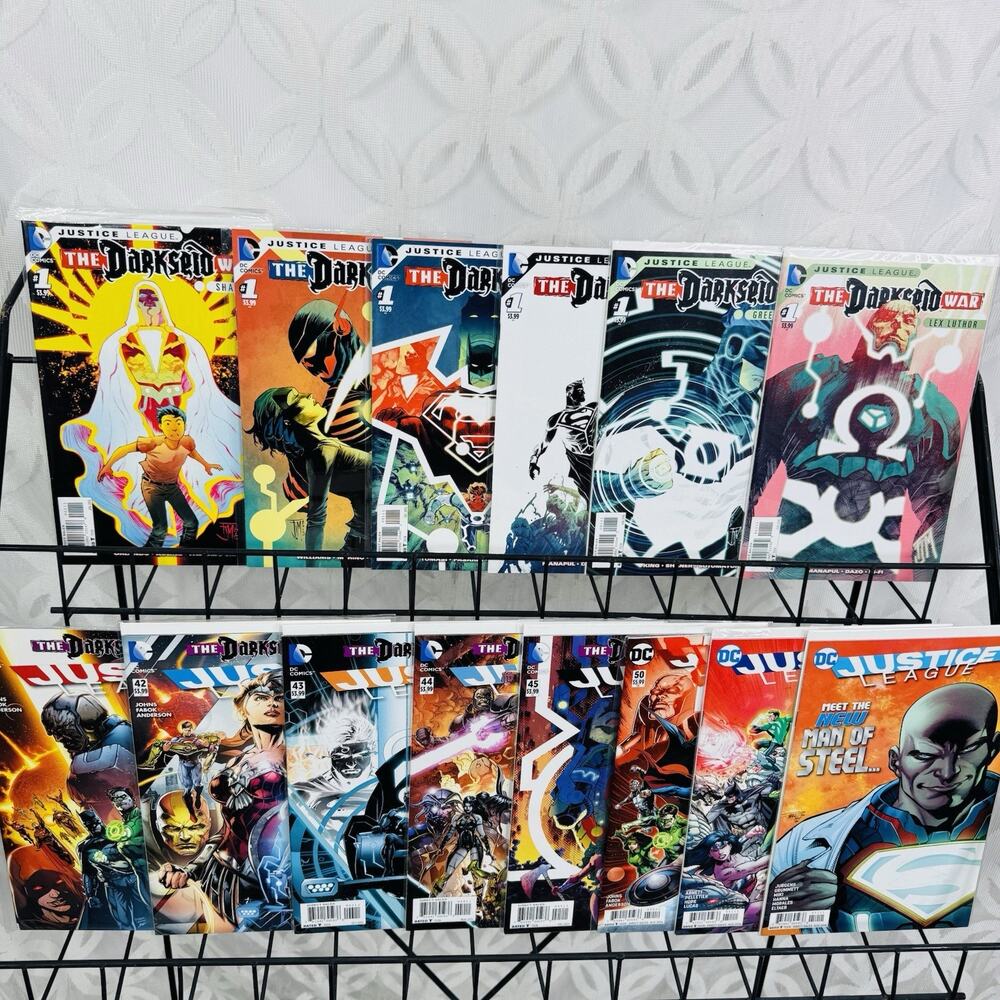 Justice League 41-45 50-52 & Six Darkseid War One‎ Shot Flash Superman Batman GL